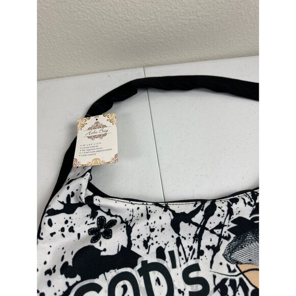 Hobo God's Gurl Womens Stylist Tote Bag Canvas Shoulder Bag  Stylish - Picture 6 of 8